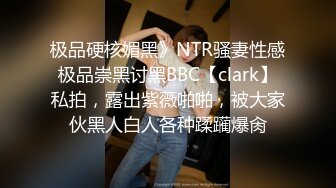 极品硬核媚黑》NTR骚妻性感极品崇黑讨黑BBC【clark】私拍，露出紫薇啪啪，被大家伙黑人白人各种蹂躏爆肏