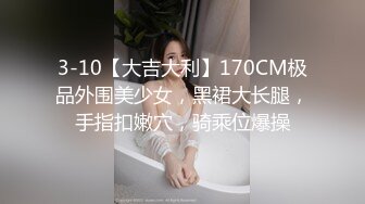 3-10【大吉大利】170CM极品外围美少女，黑裙大长腿，手指扣嫩穴，骑乘位爆操