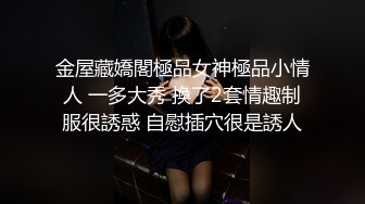 金屋藏嬌閣極品女神極品小情人 一多大秀 換了2套情趣制服很誘惑 自慰插穴很是誘人