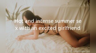 Hot and intense summer sex with an excited girlfriend