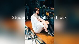 Student slap balls and fuck ass