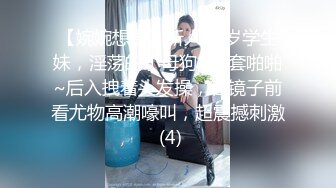 【婉婉想要】新人19岁学生妹，淫荡的小母狗~无套啪啪~后入拽着头发操，在镜子前看尤物高潮嚎叫，超震撼刺激 (4)